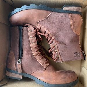 Sorel-Emelie Short Lace-brown-9.5W